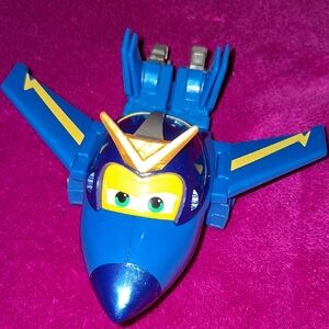 Super Wings Transforming Jerome toy airplane.
